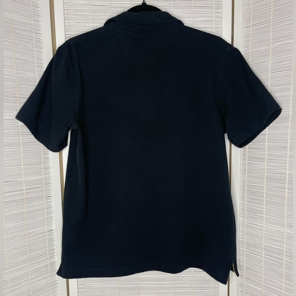 Robert Graham Polo Shirt Black Collar Short Sleeve Cotton Blend Patterned Size S - Picture 4 of 7